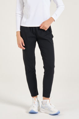 Брюки текстильные удлиненные Черный