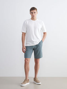 Slim Fit Beli Ba?lama Detayl? Erkek ?ort