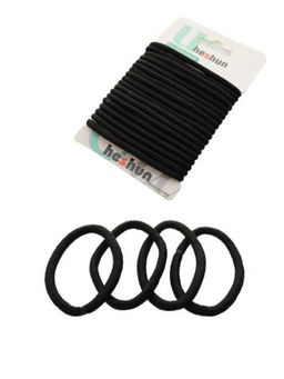 Набор резинок для волос 18 штук / GTI-16 /уп 240/черные