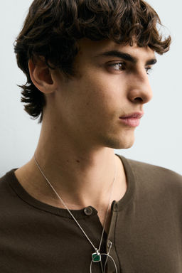 CAMISETA PUNTO CUELLO PANADERO / Khaki - Zara фото 5