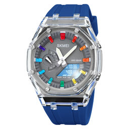 Часы наручные Skmei мужские электронные спортивные 2100blue