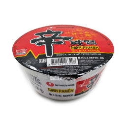 Лапша сублимированная "Шин Рамён" в чашке Nongshim, 86 г Акция