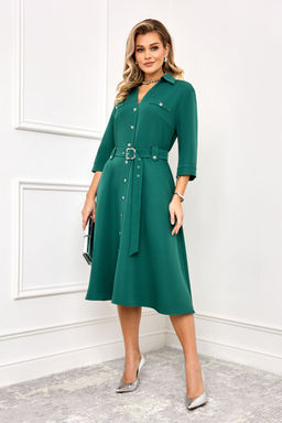 Платье AGATTI 5890 изумрудный