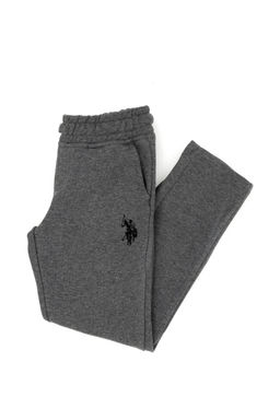U. S. Polo Assn Меланжовые спортивные штаны для мальчика антрацитового цвета