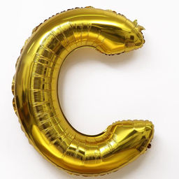 Шар воздушный фольгированный 40" «Буква С», золотой