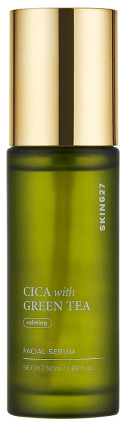 SKIN627 Сыворотка для лица с центеллой и зеленым чаем CICA with Green Tea Facial Serum (50 мл)
