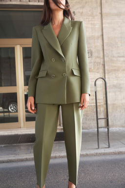 DOUBLE-BREASTED BLAZER - Zara фото 2