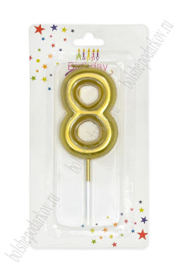 Свечи праздничные "8" (SF-7831) №75
