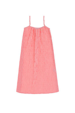 K_z _ocuk Pembe _izgili A-Form Ask_l_ Dokuma Elbise Sepette S_rpriz _ndirim