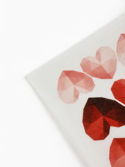 Вафельные картинки для украшения десертов и тортов Сердечки, А5