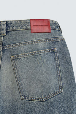 RELAXED FIT EMBROIDERED NFL MIAMI DOLPHINS JEANS - Zara фото 8