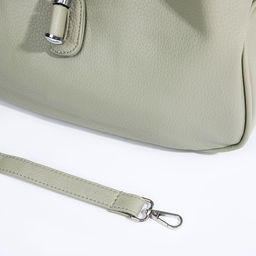 Сумка-мешок на молнии, наружный карман, цвет светло-зелёный - Simaland фото 6