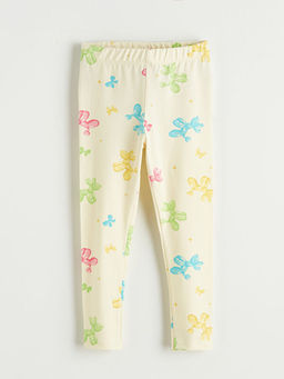 K?z ?ocuk Bask?l? Uzun Tayt