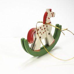 Елочные игрушки - Лошадка на качалке 1013 - Idh фото 3