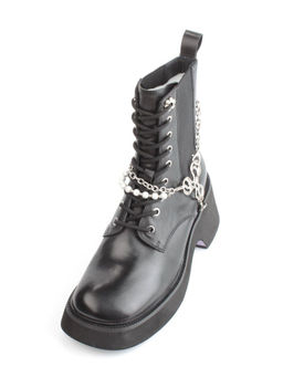 01-GZ6190-L61 BLACK Ботинки демисезонные женские (натуральная кожа) - Фабричный китай фото 3