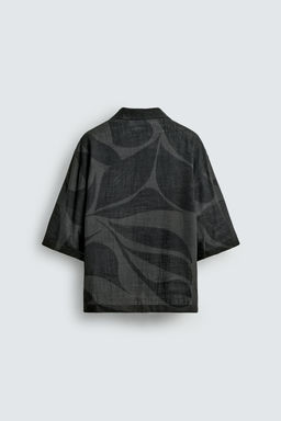 VISCOSE/LINEN SHIRT - Zara фото 8