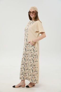 Платье NIKVA н1052-1 песок и песочный мультиколор  фото 5