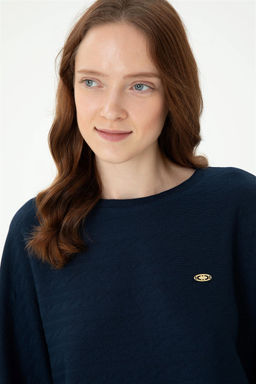 Женский темно-синий свитшот - U.s. polo assn фото 2