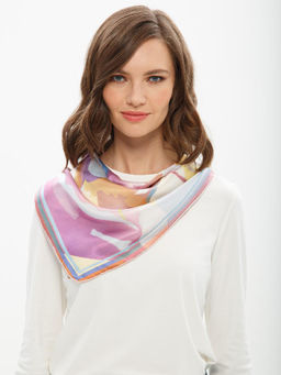 Платок жен. шелк 86х86 SS03-8325-17
