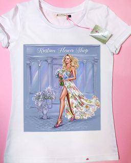 Эксклюзивная футболка Yana Pletneva упаковка плотный Zip пакет!