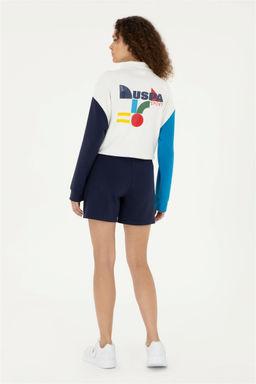 Женские темно-синие вязаные шорты Неожиданная скидка в корзине - U.s. polo assn фото 4