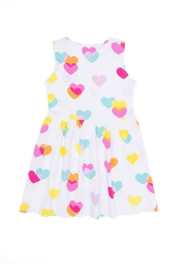 Белое трикотажное платье без рукавов для девочки Неожиданная скидка в корзине - U.s. polo assn фото 6