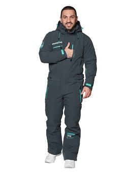 Комбинезон A-89025 Темно-серый