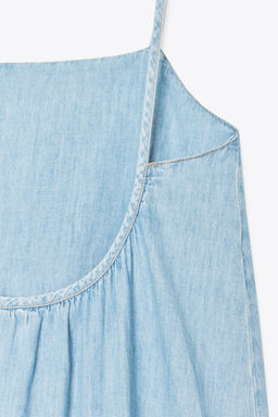 TRF DENIM MIDI DRESS - Zara фото 5
