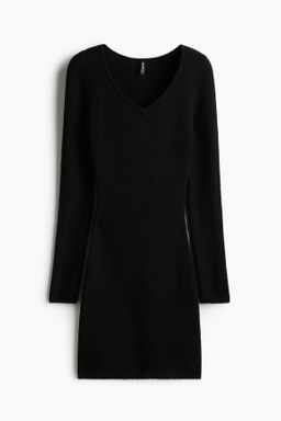 Vestido ajustado en punto de canale - H&m фото 9