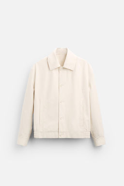 COTTON - LINEN BLEND JACKET - Zara фото 8