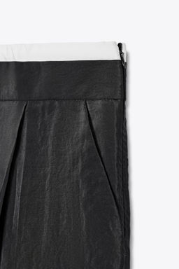 WIDE-LEG TROUSERS WITH DOUBLE WAIST - Zara фото 3