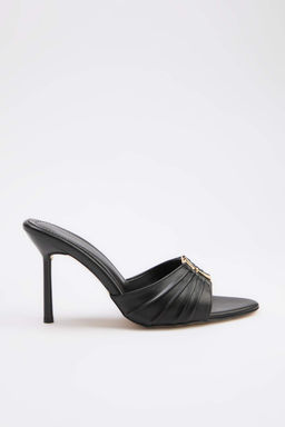 Siyah 9 cm Premium Kad?n Klasik Topuklu Ayakkab? TAKSS26TO00037