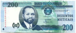 Банкнота 200 метикал 2017 года Мозамбик