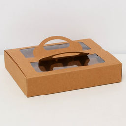 Коробка для кейк - попсов, 25×20×5 см, крафт