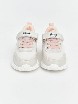 Minnie Mouse Bask?l? K?z ?ocuk Spor Ayakkab?