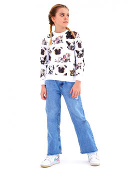 Свитшот "Перси-Клайд",белый