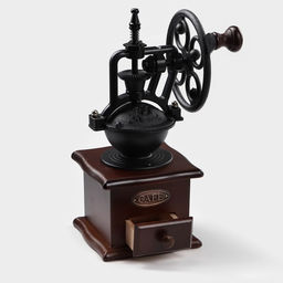 Кофемолка ручная Доляна «Мастер», 26×11×11 см, бук, цвет тёмное дерево