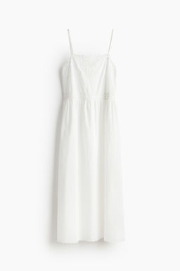 Vestido bordado de algod?n