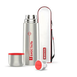 Термос 0,75 л "BIOSTAL" у/г, с чехлом, арт. NX-750В