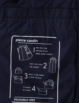 Lacivert Cropped Slim Yelek - Pierre cardin фото 6