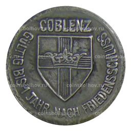 Монета 10 пфеннигов 1918 года Германия Нотгельд  Кобленц