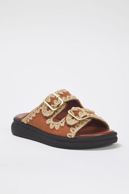 Trendyol Shoes Siyah Nak?sl? Antik Tokal? Duz Kad?n Terlik TAKSS25TE00005 - Trendyolmilla фото 9
