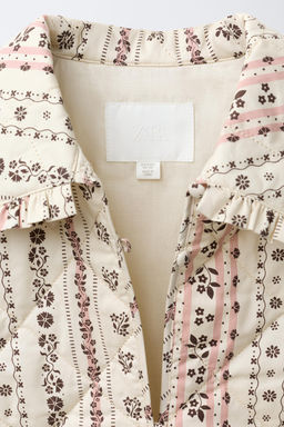 PRINTED PADDED JACKET - Zara фото 7