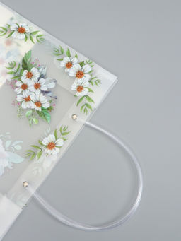 Пакет подарочный прозрачный , "Самой лучшей" 30 х 26 х 12