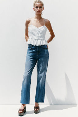 Z.02 STRAIGHT HIGH-WAIST ANKLE JEANS