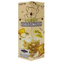 Печенье с начинкой со вкусом молочного крема и сыра Koalas March Thai Lotte, Таиланд, 37 г Акция