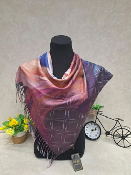 Платок из кашемира мультицвет