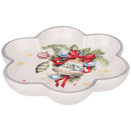 ТАРЕЛКА AGNESS С НОВЫМ ГОДОМ! ФИГУРНАЯ 15*2,5 СМ - Lefard фото 3