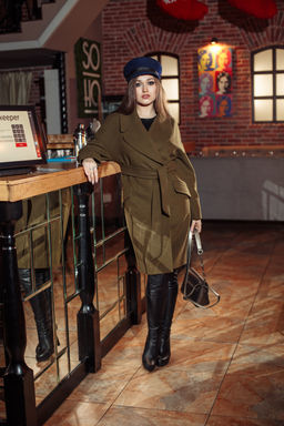 Пальто 20808 (хаки)