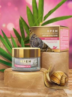 Крем косметический с муцином улитки для всех типов кожи с SPF 30, 50 г
